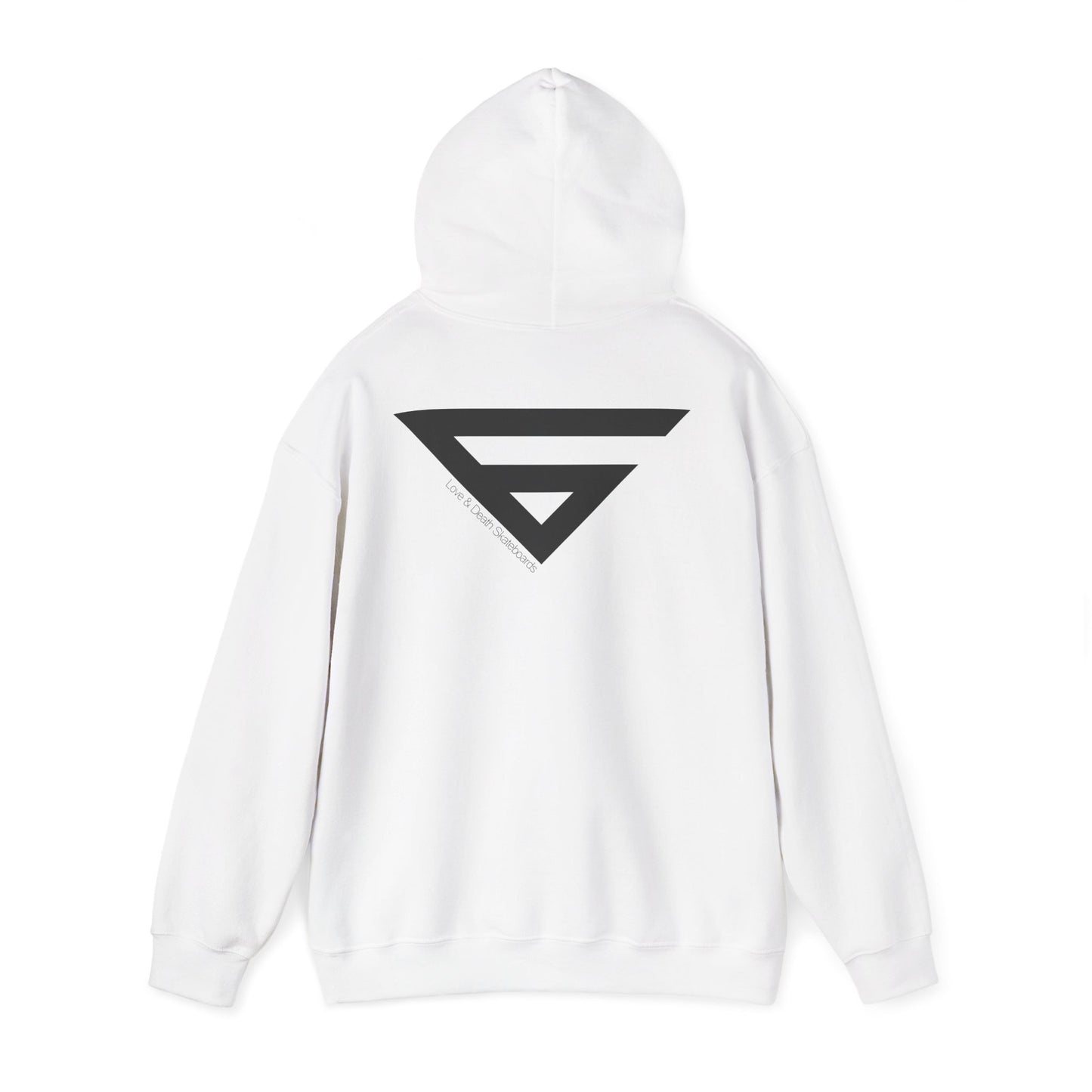 Love & Death Skateboards Hoodie - White