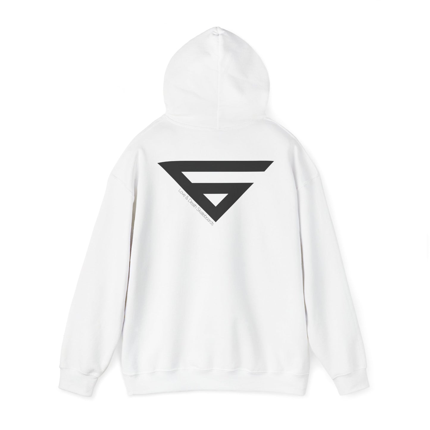 Love & Death Skateboards Hoodie - White